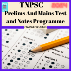 Tnpsc Prelims and Mains Tests Series and Notes Program